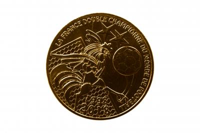 MÉDAILLE COUPE DU MONDE 1998-2018 MONNAIE DE PARIS