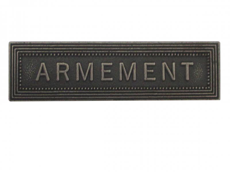 Armement (Agrafe ordonnance)