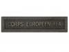 Corps Européen FFA (Agrafe ordonnance)