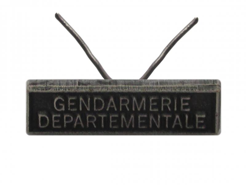 Gendarmerie Départementale (Agrafe réduction)