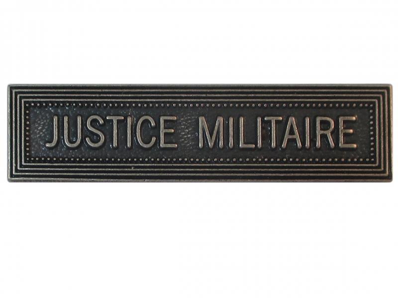 Justice Militaire (Agrafe ordonnance)