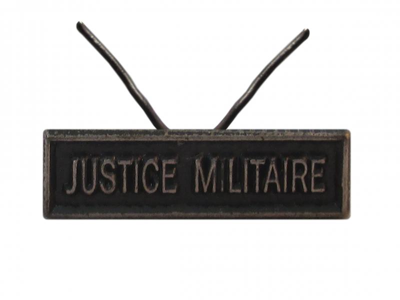 Justice Militaire (Agrafe réduction)