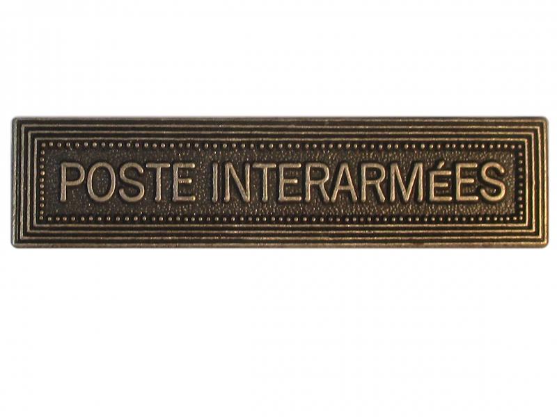 Poste Interarmées (Agrafe ordonnance)