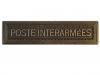 Poste Interarmées (Agrafe ordonnance)