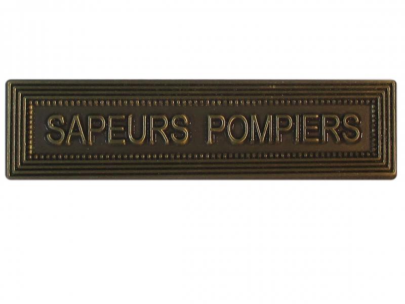 Sapeurs-Pompiers Bronze (Agrafe ordonnance)