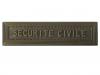 Sécurité Civile (bronze agrafe ordonnance)