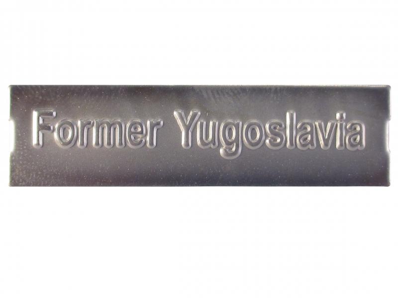 Former Yougoslavia (Agrafe ordonnance)