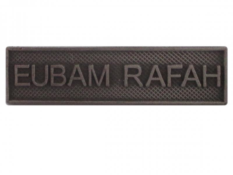 EUBAM RAFAH (Agrafe ordonnance)