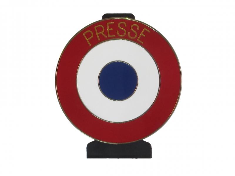 Presse - Cocarde Métallique 