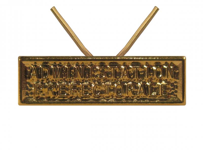 Administration Préfectorale (or agrafe réduction)