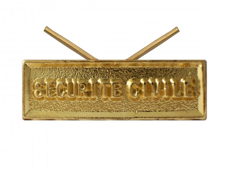 Sécurité Civile (or agrafe réduction)