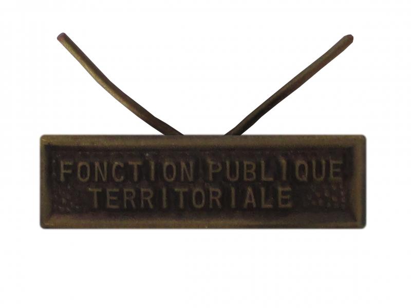 Fonction Publique Territoriale (bronze agrafe réduction)
