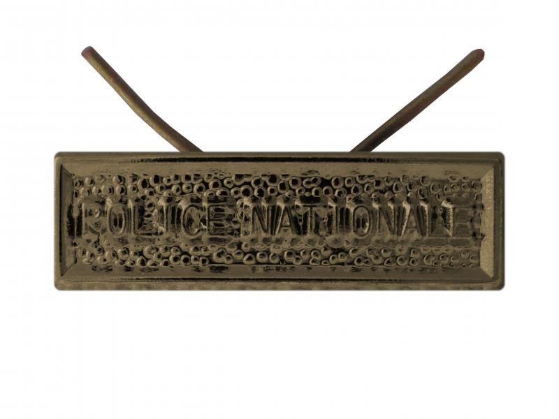 Police Nationale (bronze agrafe réduction)