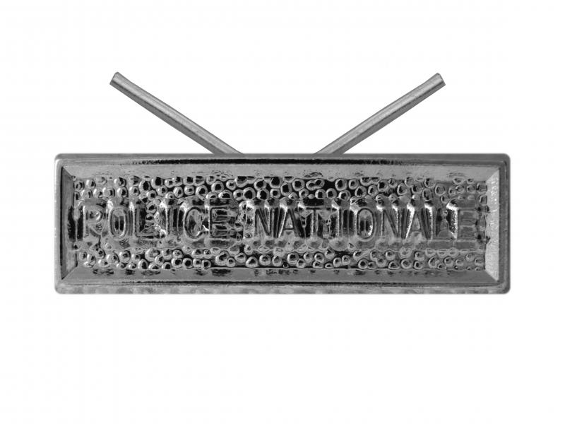 Police Nationale (argent agrafe réduction)