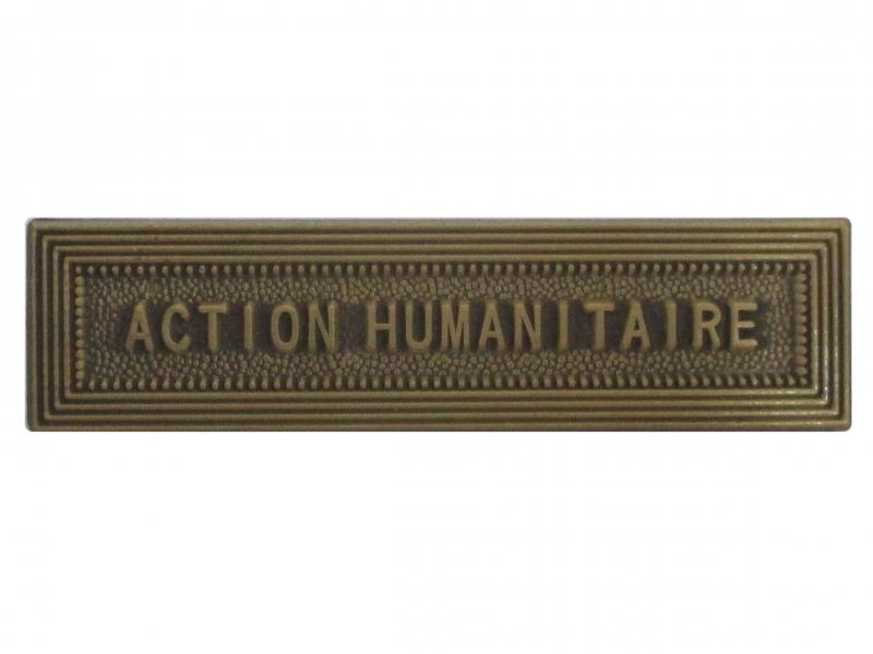 Action Humanitaire Bronze (agrafe ordonnance )