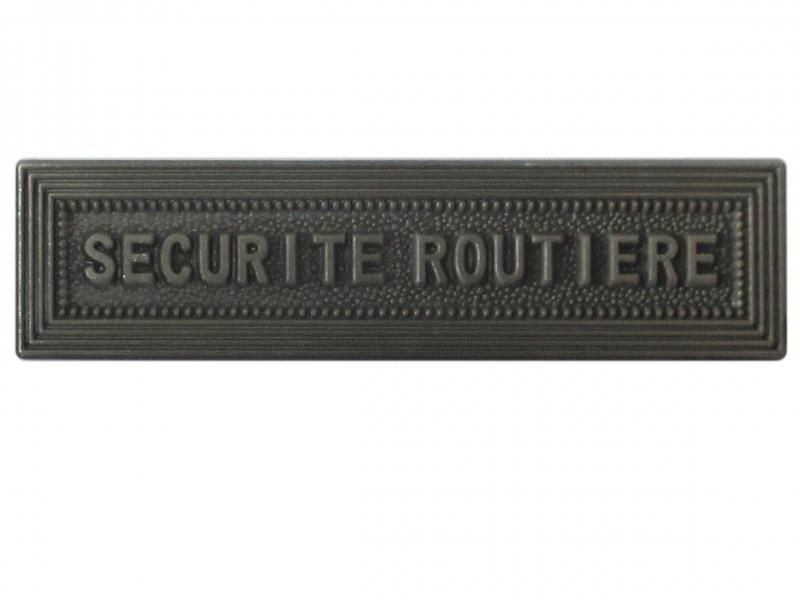 Sécurité Routière (argent agrafe ordonnance)
