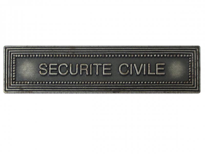 Sécurité Civile (argent agrafe ordonnance) 