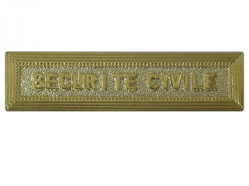 Sécurité Civile (or agrafe ordonnance) 