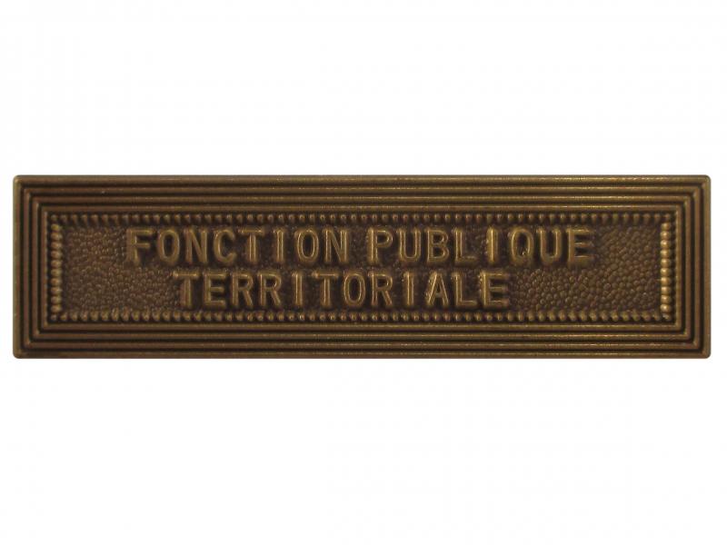 Fonction Publique Territoriale (bronze agrafe ordonnance)