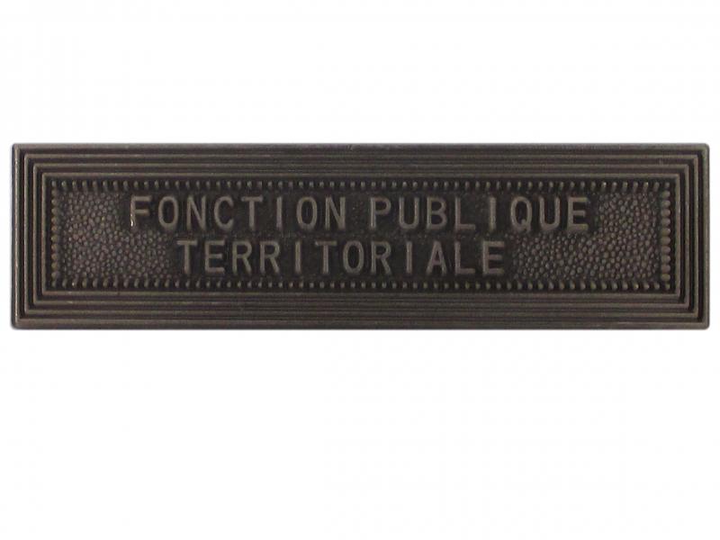 Fonction publique Territoriale (argent agrafe ordonnance)