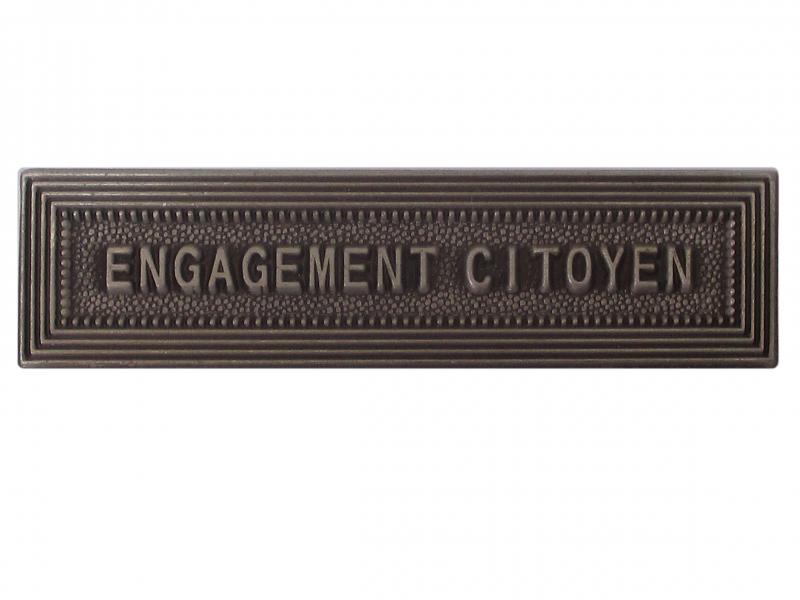 Engagement Citoyen (argent agrafe ordonnance)