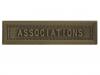 Associations (bronze agrafe ordonnance)