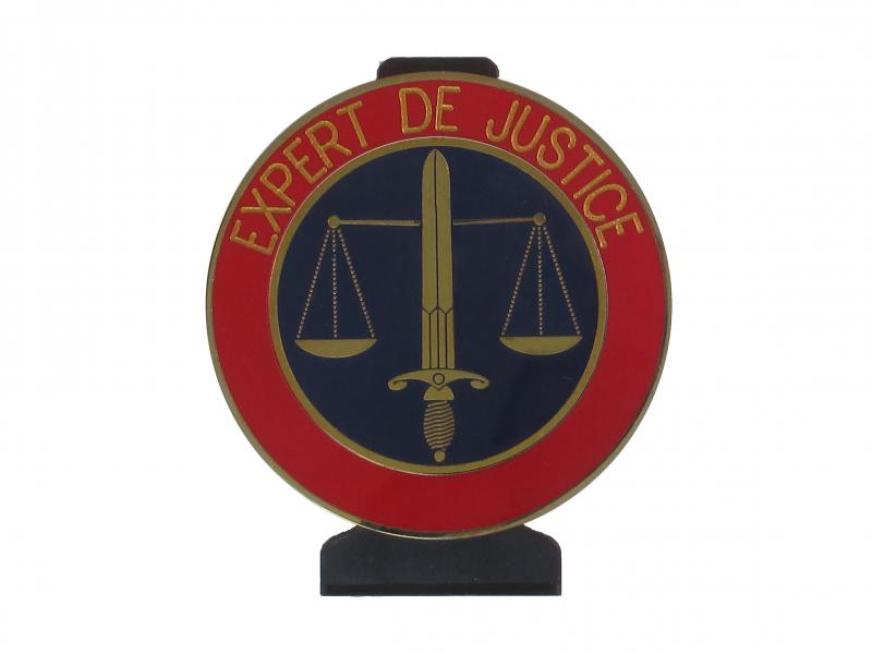 Expert de Justice - Plaque de fonction 