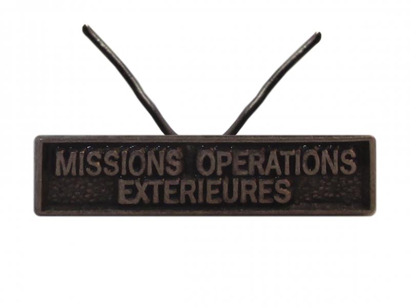 Mission d Opérations Extérieures (Agrafe réduction)