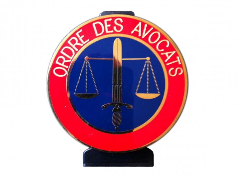 Ordre des Avocats - Plaque de fonction 