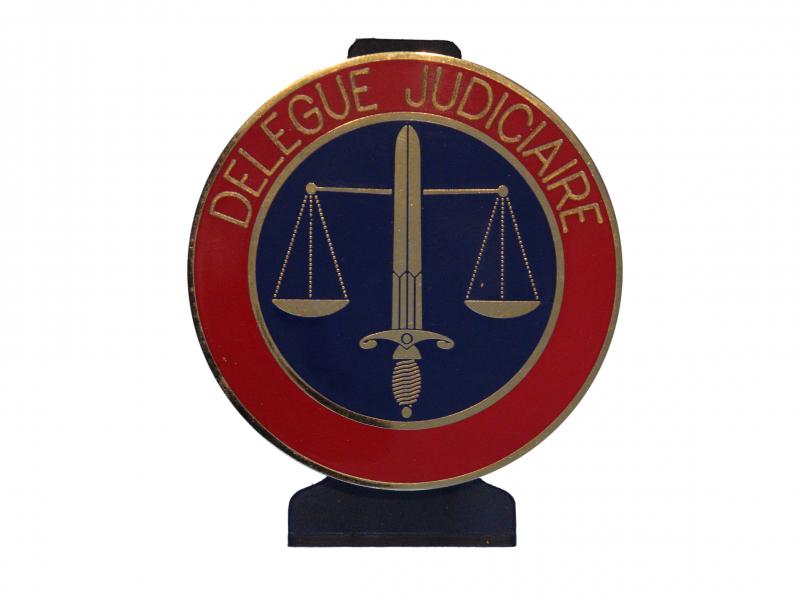 Délégué Judiciaire - Plaque de fonction 
