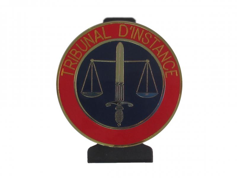 Tribunal d'Instance - Plaque de fonction 