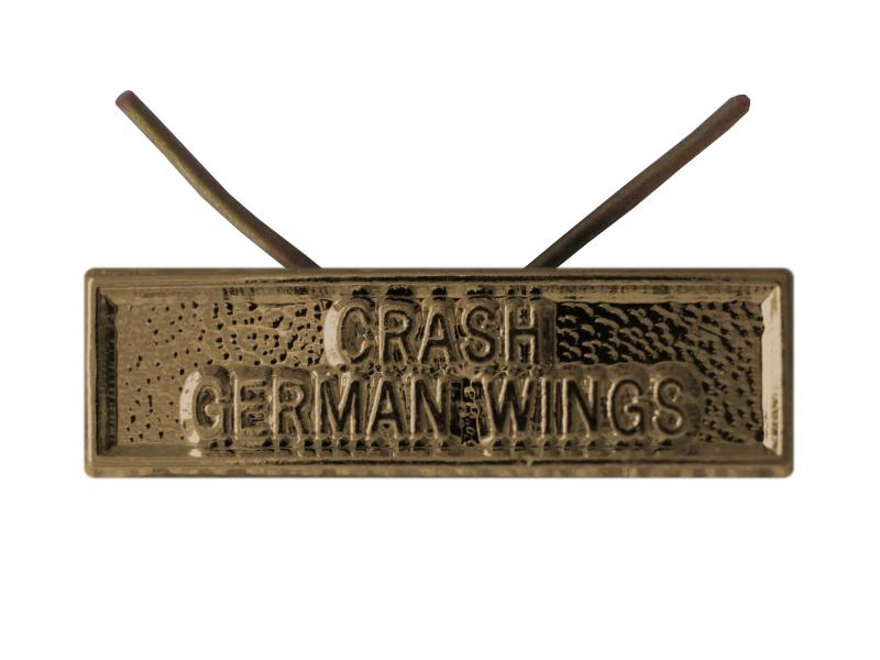 Crash German Wings Bronze (Agrafe réduction)