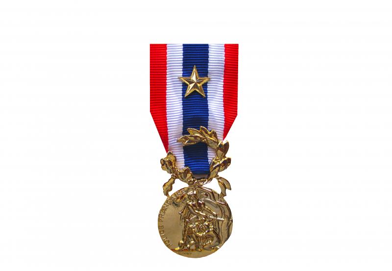 Médaille d'Honneur de la Police Classe Or ordonnance 
