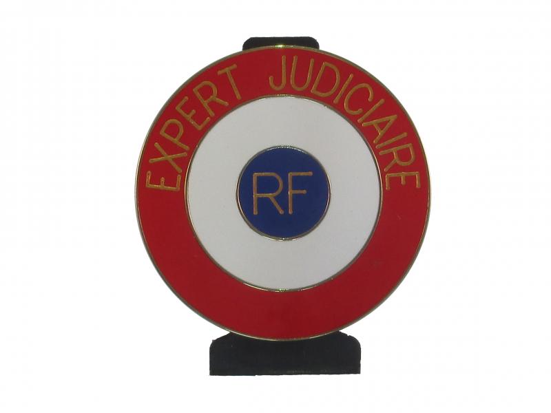 Expert Judiciaire - Cocarde métallique 