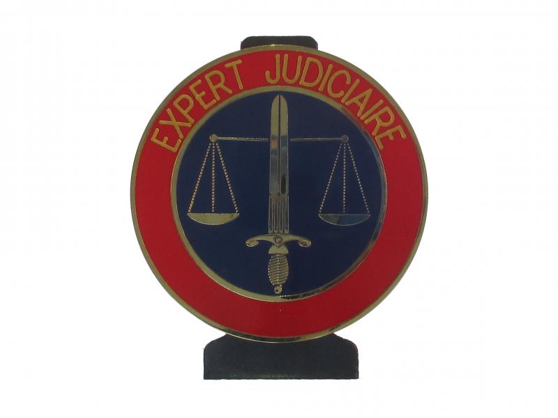 Expert Judiciaire - Plaque de fonction 