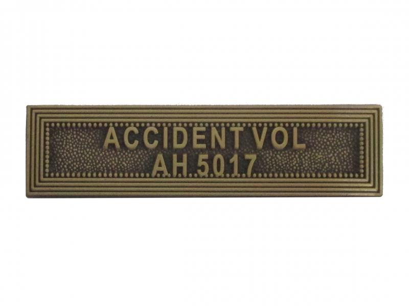 Accident Vol AH 5017 Bronze (Agrafe Ordonnance)