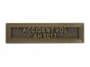 Accident Vol AH 5017 Bronze (Agrafe Ordonnance)