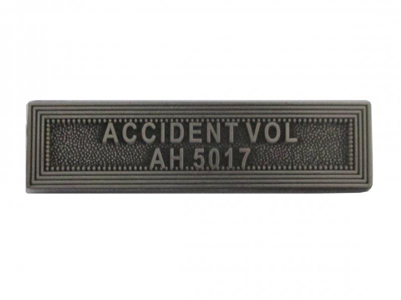 Accident Vol AH 5017 Argent (Agrafe Ordonnance)