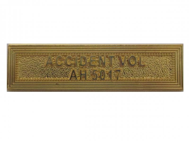Accident Vol AH 5017 Or (Agrafe Ordonnance)