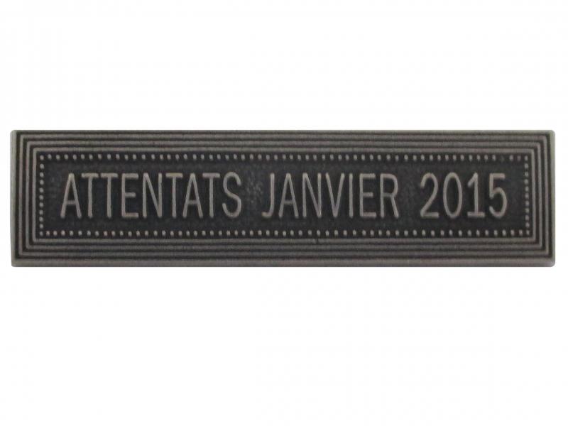 Attentats Janvier 2015 Argent (Agrafe Ordonnance)