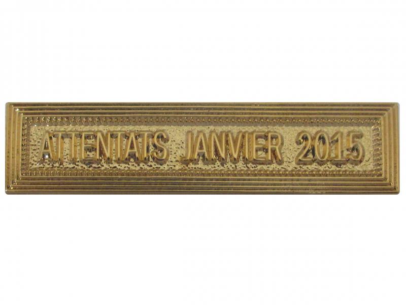 Attentats Janvier 2015 Or (Agrafe Ordonnance)