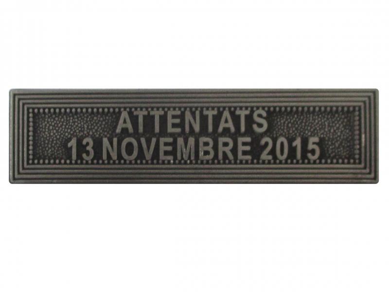 Attentats Novembre 2015 Argent (Agrafe Ordonnance)