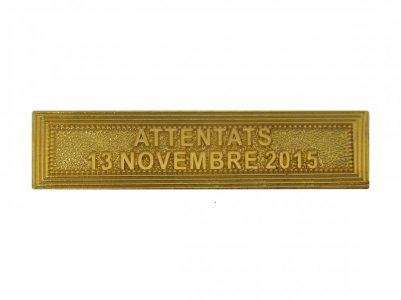 Attentats Novembre 2015 Or (Agrafe Ordonnance)
