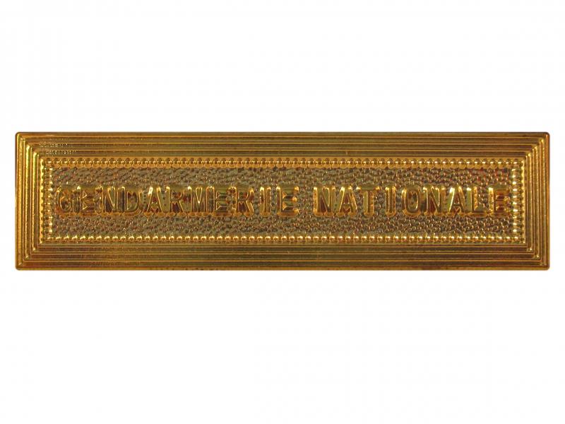 Gendarmerie Nationale Or (Agrafe Ordonnance)