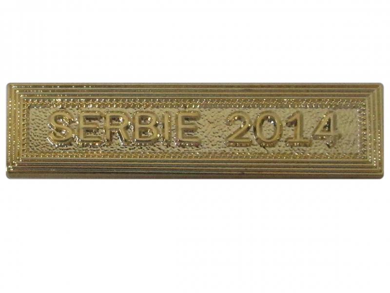 Serbie 2014 Or (Agrafe Ordonnance)