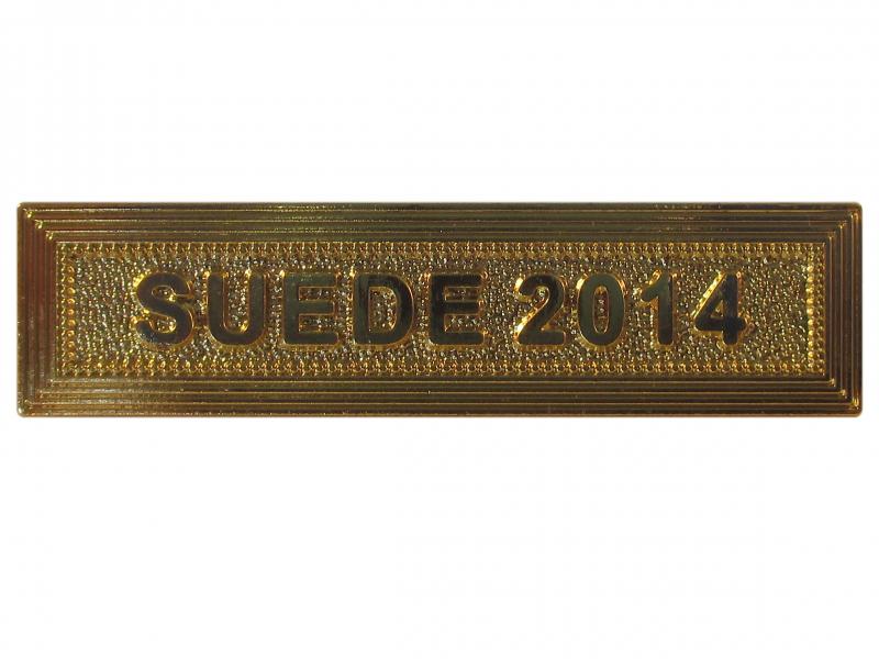 Suède 2014 Or (Agrafe Ordonnance)