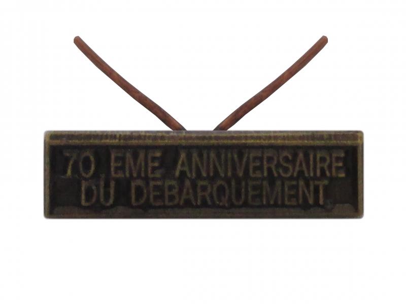 70EME Anniversaire du débarquement Bronze (Agrafe Réduction)