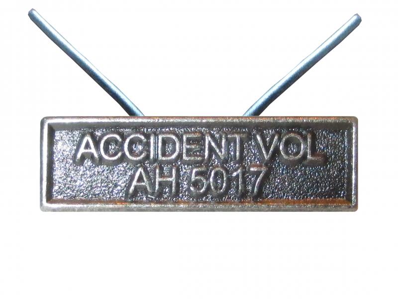 Accident Vol AH 5017 Argent (Agrafe Réduction)