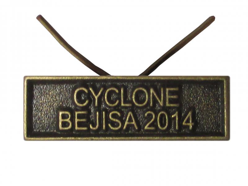 Cyclone Bejisa 2014 Bronze (Agrafe Réduction)