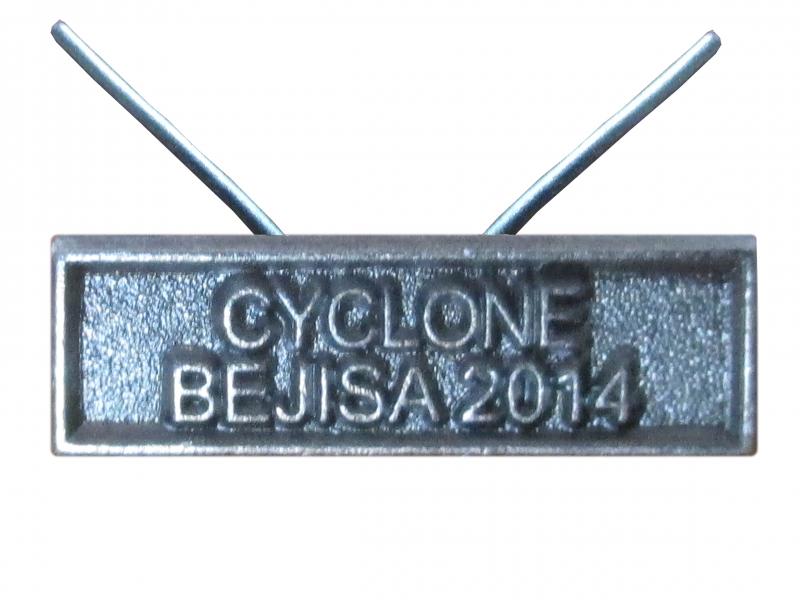 Cyclone Bejisa 2014 Argent (Agrafe Réduction)
